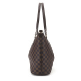 GOWELL Checkered Top Brand Luxury Women Handbags Large Capacity Shopping Tote Bags Fashion Famous Design Travel Handle Bags Big Shoulder Totes For Lady