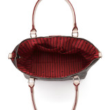 GOWELL Checkered Fashion Casual Shoulder Bag Handle Bag Lady Big Capacity Shopping Purse PU Leather Top Famous Designer Female Tote