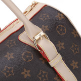GOWELL Top Brand Duffles Fashion Luggage Bag Women Luxury Famous Designer Travel Bags PU Leather Handbags For Lady