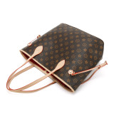 GOWELL Checkered Women Top Famous Designer Leather Handbags Luxury Shoulder Bags Classic Tote For Lady Large Capacity Shopping Travel Handle Totes Bags