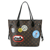 GOWELL Checkered Women Top Famous Designer Leather Handbags Luxury Shoulder Bags Classic Tote For Lady Large Capacity Shopping Travel Handle Totes Bags