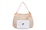 GOWELL Checkered Ladies PU Travel Fashion Simple Tote Bag Shoulder Bag Crossbody Bag