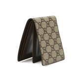 GOWELL Checkered Wallet Unisex Short Leather Horizontal Section New Wave Old Flower Checkerboard Wallet Big-name Wallet Multi-functional Small Wallet