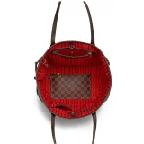GOWELL Checkered Women Top Famous Designer Leather Handbags Luxury Shoulder Bags Classic Tote For Lady Large Capacity Shopping Travel Handle Totes Bags
