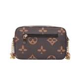 GOWELL Square Cross Body Bag Comes with Mini Wallet Crossbody & Clutch PU Vegan Leather Shoulder with Coin Purse 2-in-1 Set