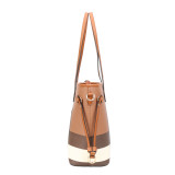 GOWELL Checker Handbag for women Plaid Crossbody Fashion Shoulder Bag Purses PU Vegan Leather 3 in-1 Tote Set Hobo Bag Tote Bag Commuter Mothers day gift bags
