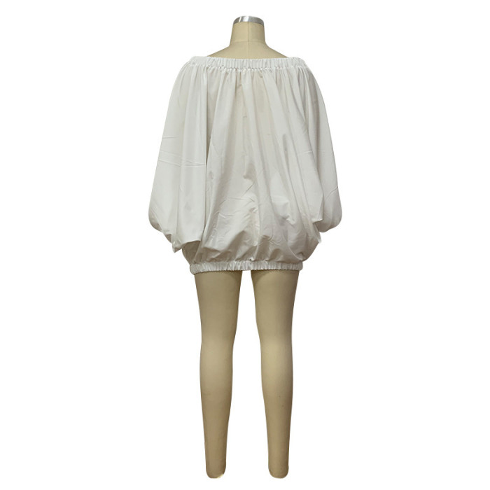 Women loose Bat Sleeves Off Shoulder dress