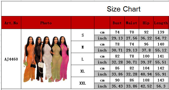 Women Dress Sun Protection Shirt Beach Long Dress Knitting Dress