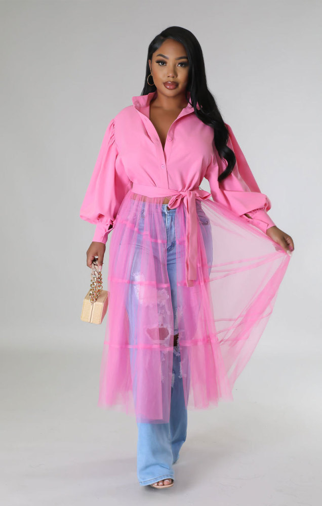Women's Long Shirt Casual Women's Autumn Fashion Long Sleeve Shirt