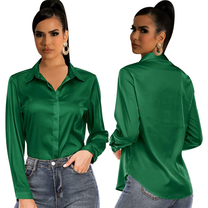 Casual Fashion Solid Women's Shirt Dress