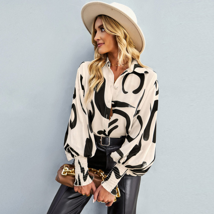 Fashion Career Women's Shirt Winter Long Sleeve Versatile Top