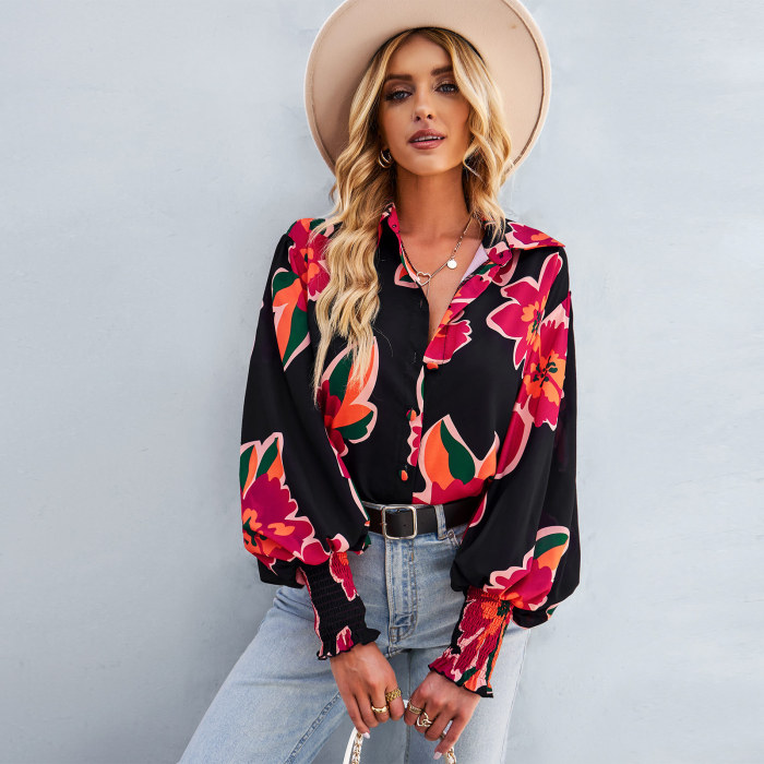 Fashion Career Women's Shirt Winter Long Sleeve Versatile Top