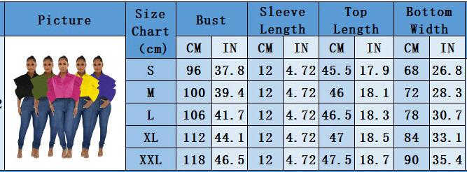 Women Solid Turndown Collar Ruffle Sleeve Shirt