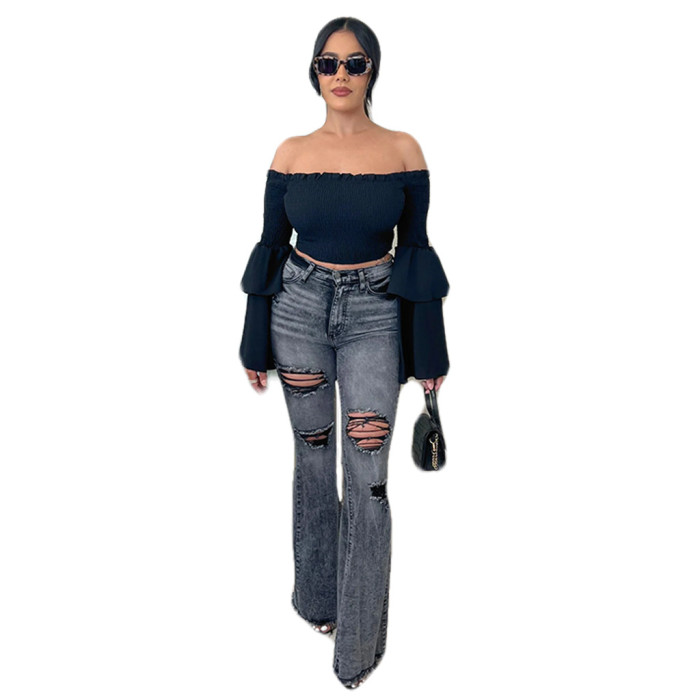 Sexy Fashion Off Shoulder Top
