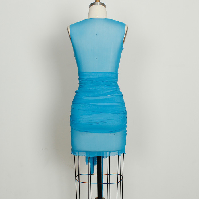 Women sexy mesh dress