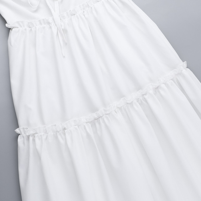 Summer Strapless Halter Neck A-line Dress