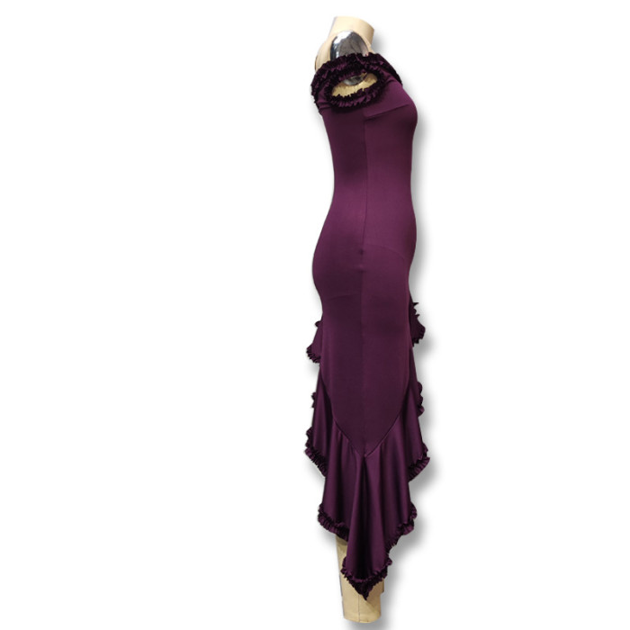 Women's Spring Fashion Off Shoulder Slim Sexy Party Dress