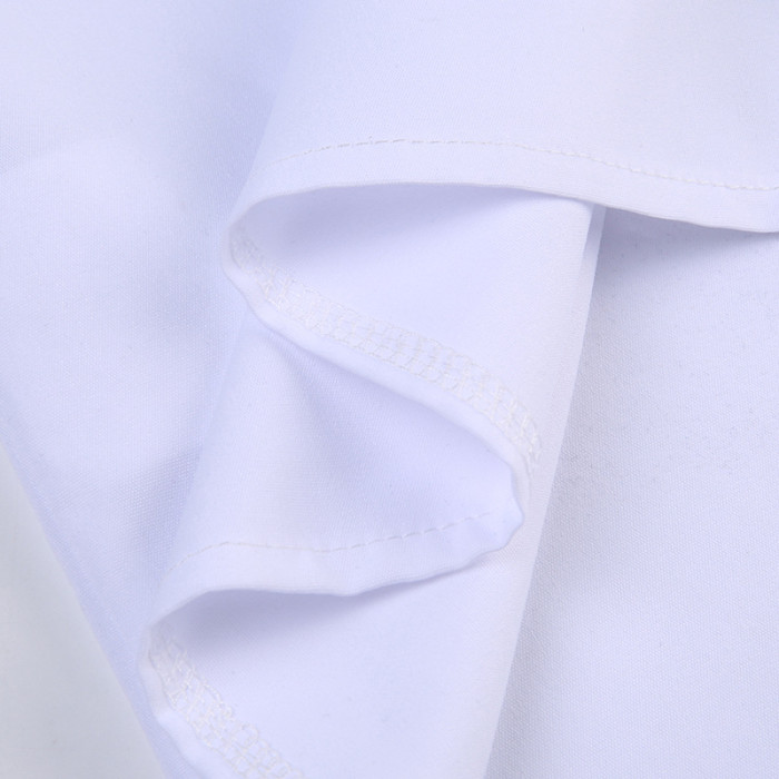 Spring Summer Fashion Trend Ladies Abstract Face Print Turndown Collar Short Sleeve Button Loose Cropped Shirt