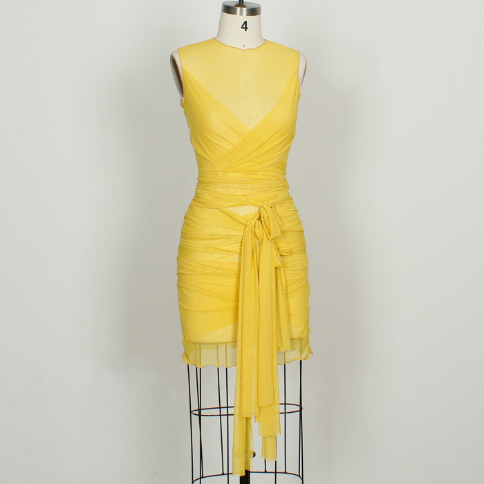 Women sexy mesh dress