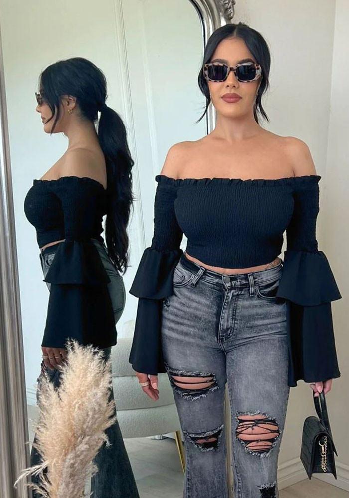 Sexy Fashion Off Shoulder Top