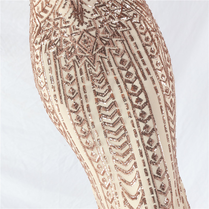 Strap V-Neck Feather Formal Party Evening Dress