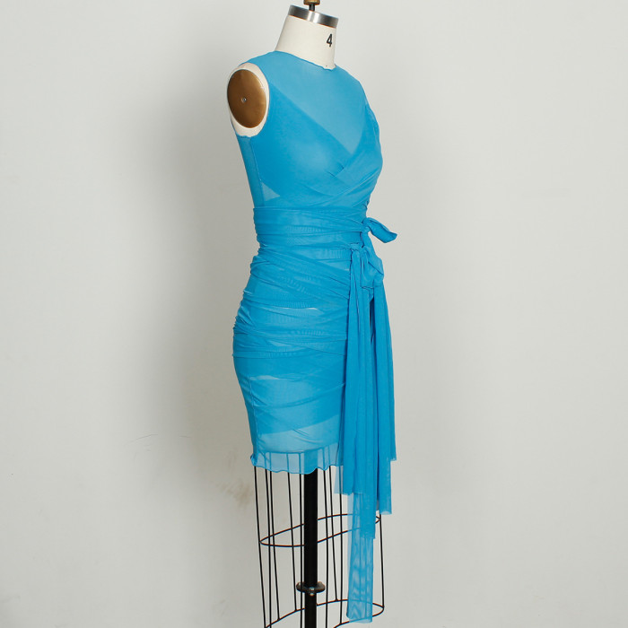 Women sexy mesh dress