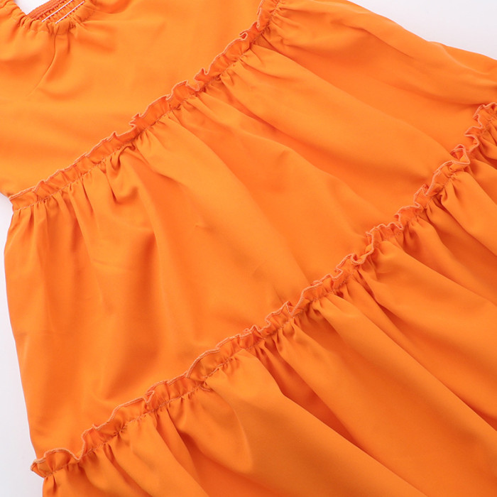 Summer Strapless Halter Neck A-line Dress