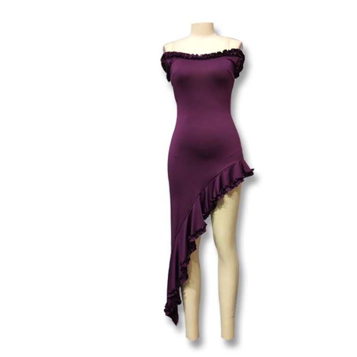 Women's Spring Fashion Off Shoulder Slim Sexy Party Dress