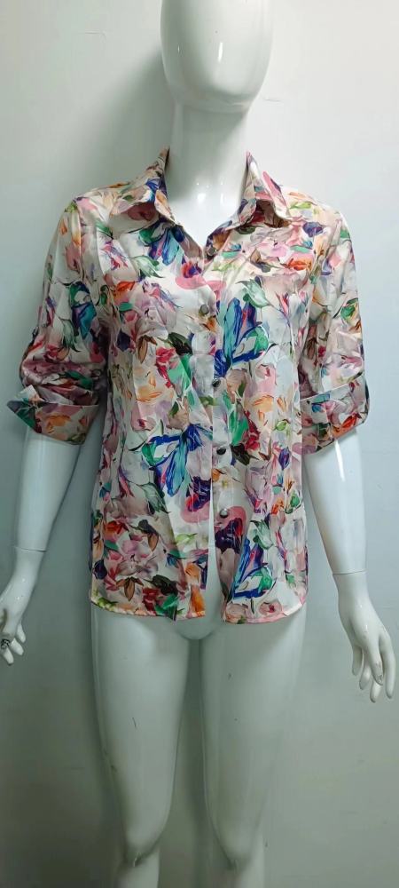 Women'S Tops Long Sleeve Printed Shirt