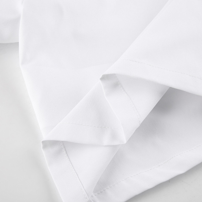 WomenSexy Knot Solid Polo Collar Crop Shirt
