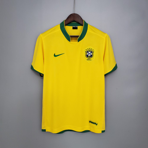 2006 Brazil Home Retro Jersey/2006巴西主场
