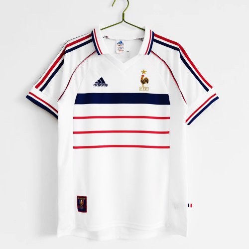 1998 France Away Retro Jersey/1998 法国客场