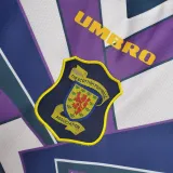 94-96 Scotland Away White Retro Jersey/94-96 苏格兰客场