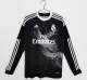 14-15 Real Madrid Third Black Long Sleeve Retro Jersey/14-15 皇马第二客场长袖