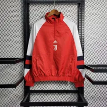 23-24 Juventus Red Windbreaker S-XXL