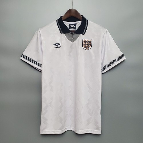 1990 England Home Retro Jersey/1990 英格兰主场