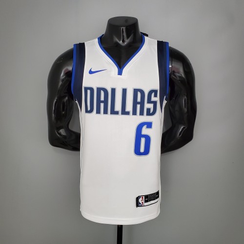 PORZINGIS#6 Mavericks home White NBA Jersey