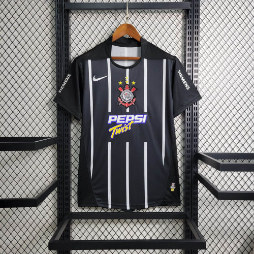 2004 Corinthians Away Retro Jersey/2004科林蒂安客场