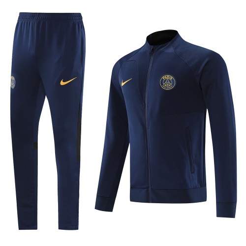23-24 PSG Jacket Tracksuit/23巴黎01宝蓝夹克套装