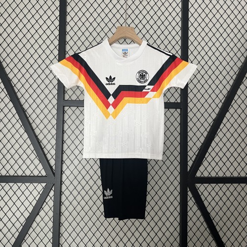 Retro 1990 Germany Home Kids Kit/1990德国主场童装