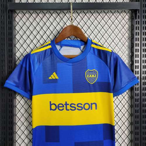 23-24 Boca Juniors Home Kids Kit/23-24博卡主场童装