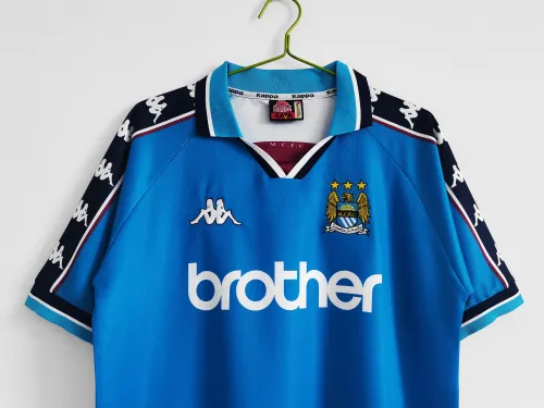 1997-98 Manchester City Home Retro Jersey/97-98 曼城主场