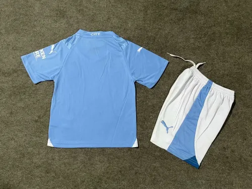 23-24 Manchester City Home Kids Kit/23-24 曼城主场童装