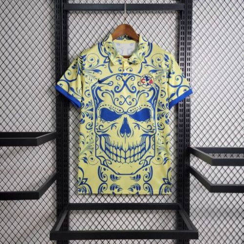 23-24 Club America Halloween Edition Fans Jersey/23-24美洲万圣节球迷版