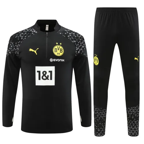 23-24 Borussia Dortmund Black Training Suit/23-24多特蒙德训练服