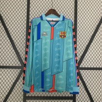 1996-97 Barcelona Away Long Sleeve Retro Jersey/96-97巴萨客场长袖
