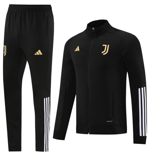 23-24 Juventus Jacket Tracksuit/23尤文05黑色夹克套装