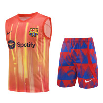 23-24 Barcelona Training Vest Suit/23-24巴萨无袖背心训练服