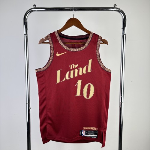 2024 Cleveland Cavaliers City Edition GARLAND #10 Swingman NBA Jersey/24赛季骑士队城市版10号加兰
