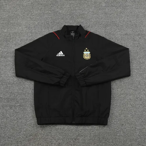 23-24 Argentina Black Windbreaker S-XXL/23阿根廷黑色风衣